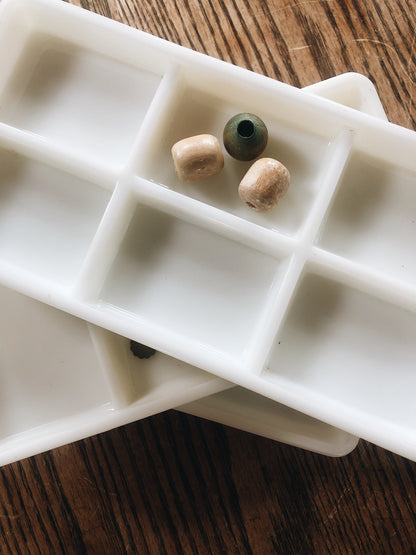 Vintage Milk Glass Tray