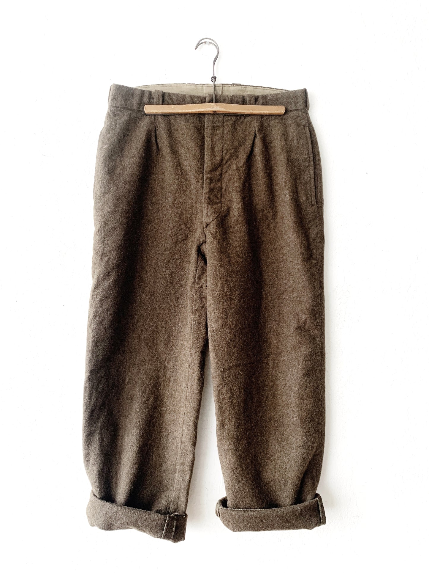 1960’s Button Fly Military Issue Wool Trousers