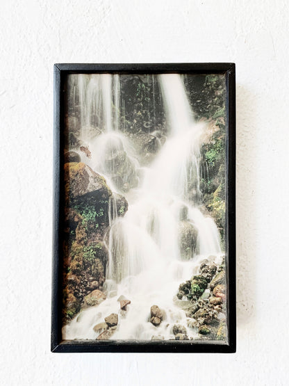 Vintage Magical Waterfall Art in Box Frame