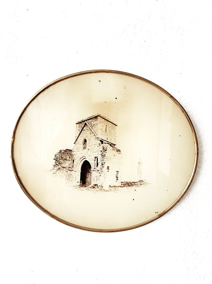Antique Framed Sepia Photo