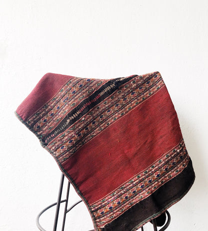 Vintage Handwoven Wool and Linen textile