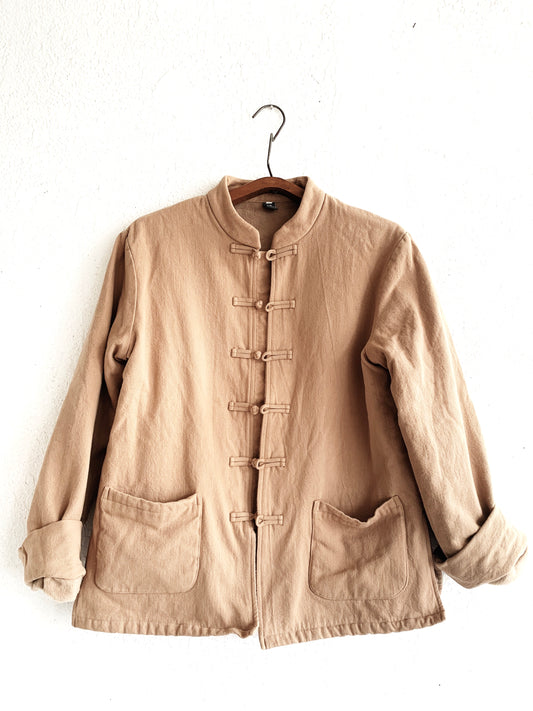 Cotton Fleece Lined Cheongsam Jacket
