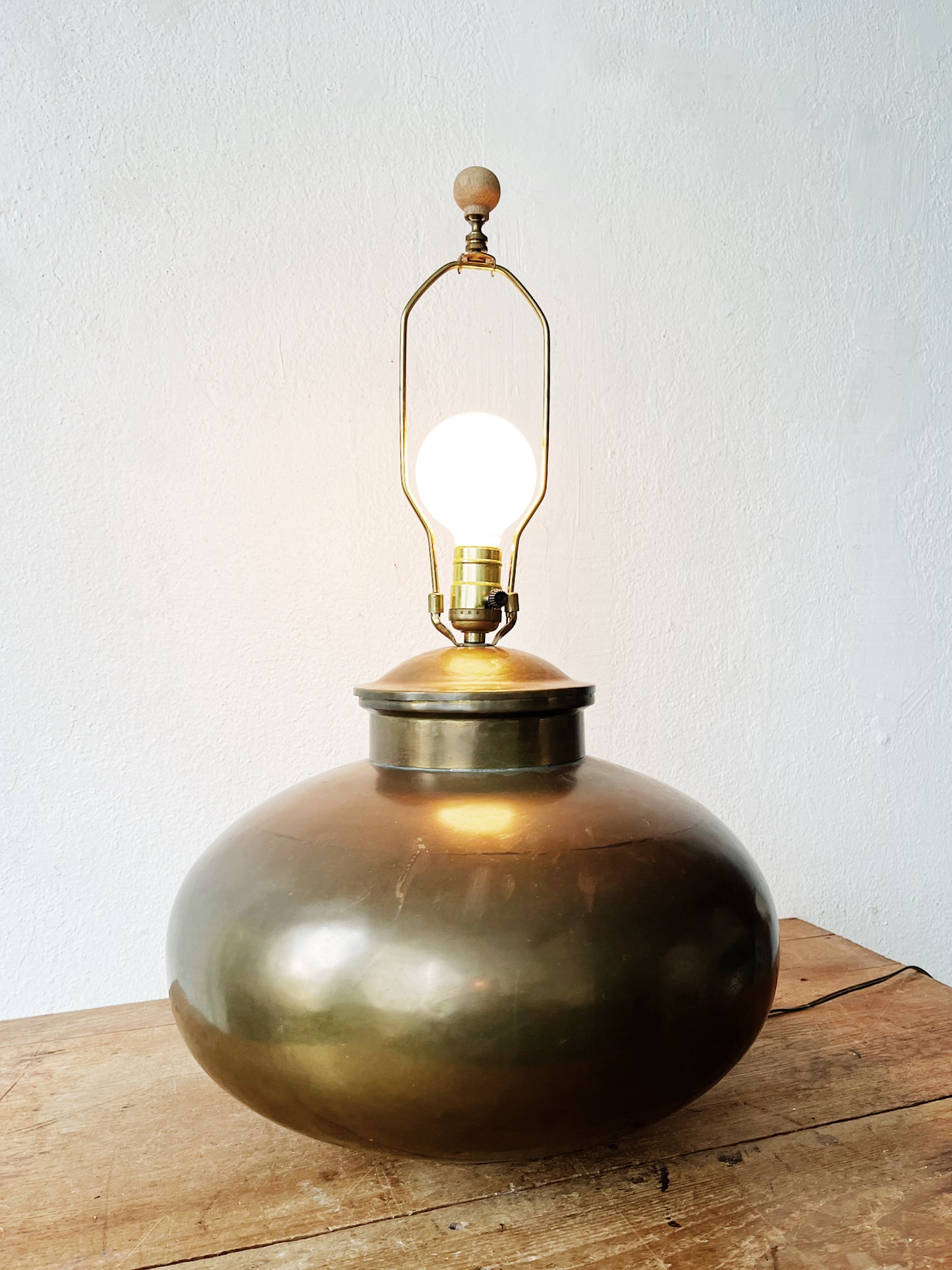 Vintage Brass Lamp