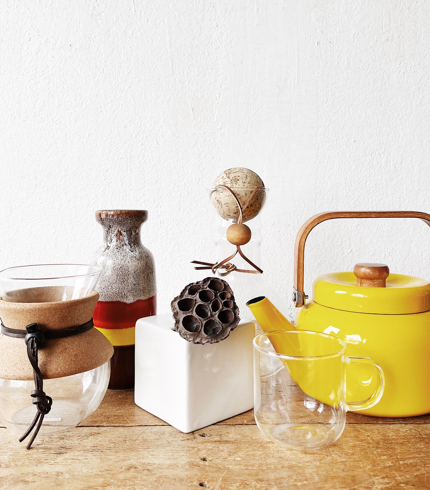 Vintage Enamel Kettle