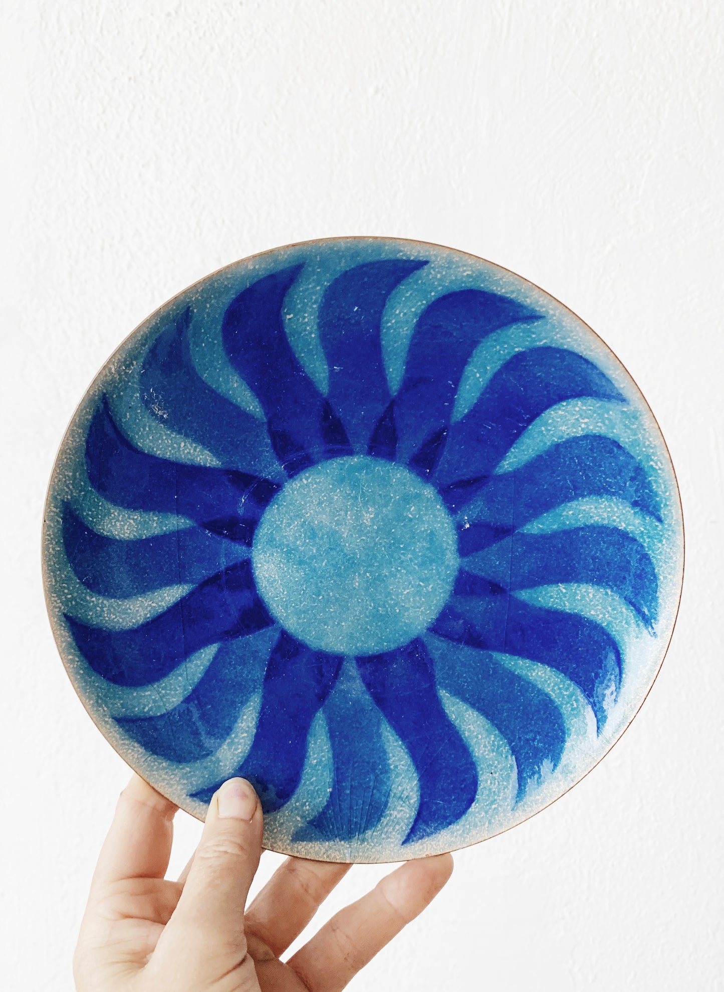 Vintage Anne Marie Davidson Enamel Dish
