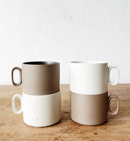 Stackable Ceramic Coffee Cups by Ozu