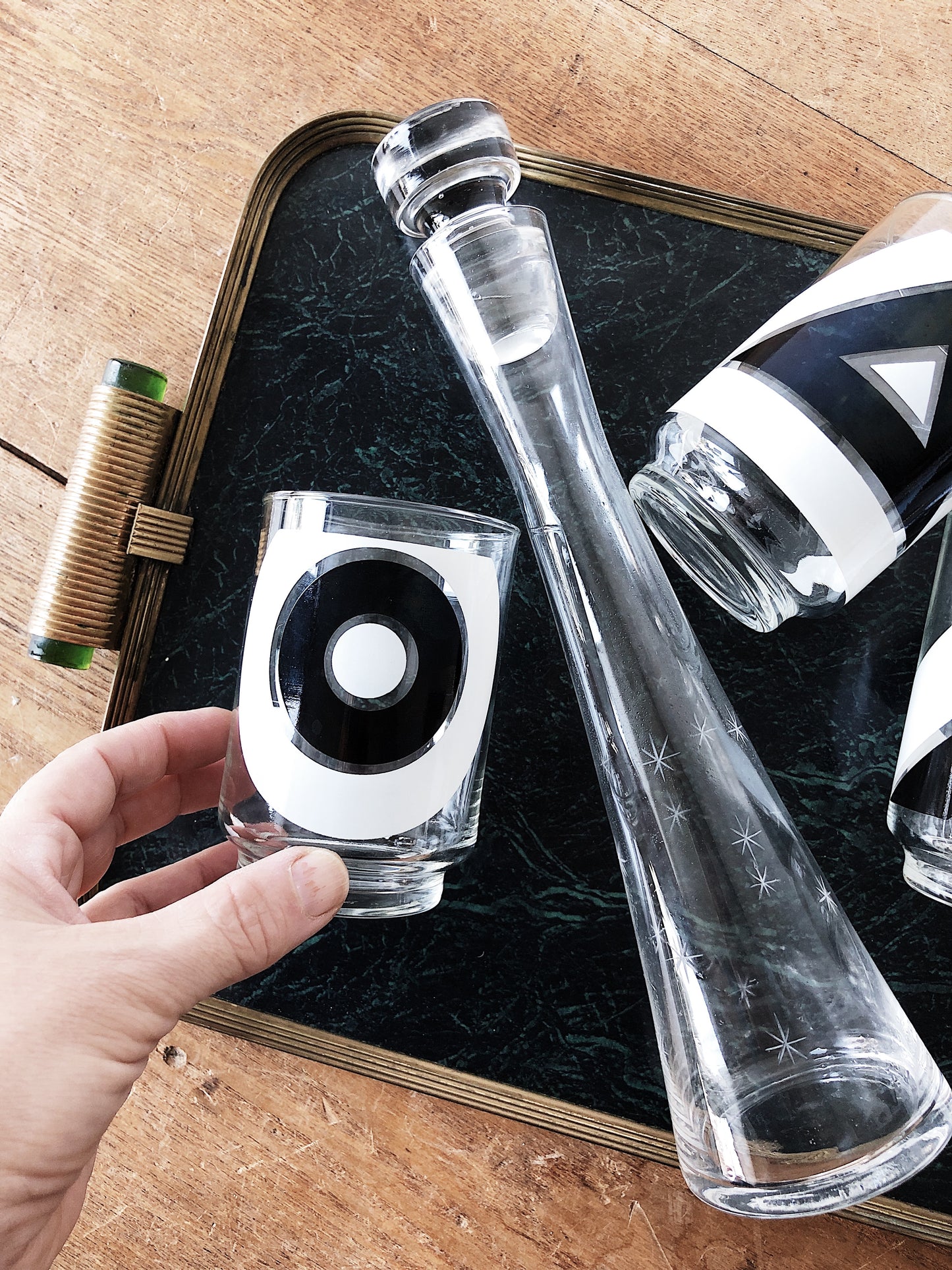 Vintage 1970s Glass Set