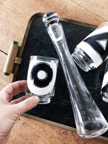 Vintage 1970s Glass Set