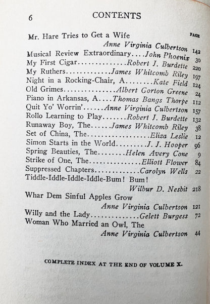 The Wit and Humor of America Vintage Books