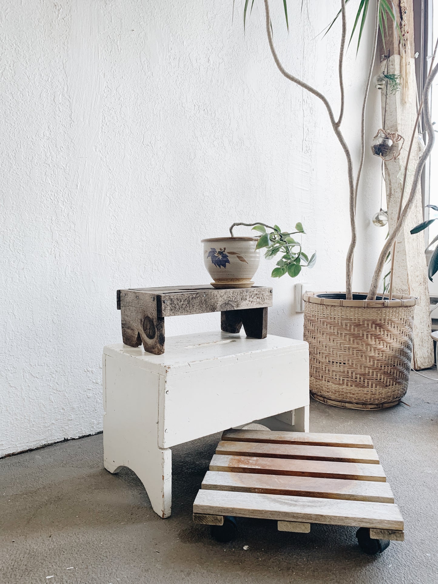 Vintage Wood Carpenter’s Bench