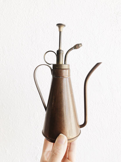 Vintage Copper Watering Can and Mister Combo