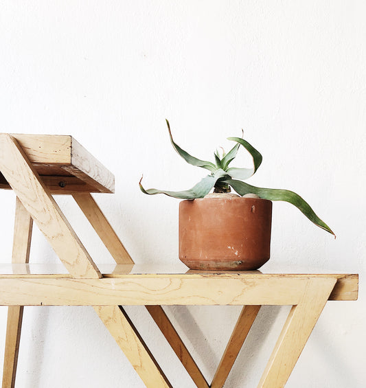 Vintage Mid Century Geometric Side Table