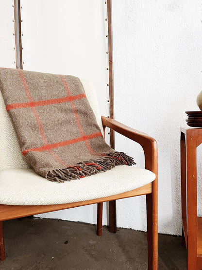 Netherfield Wool Windowpane Blanket