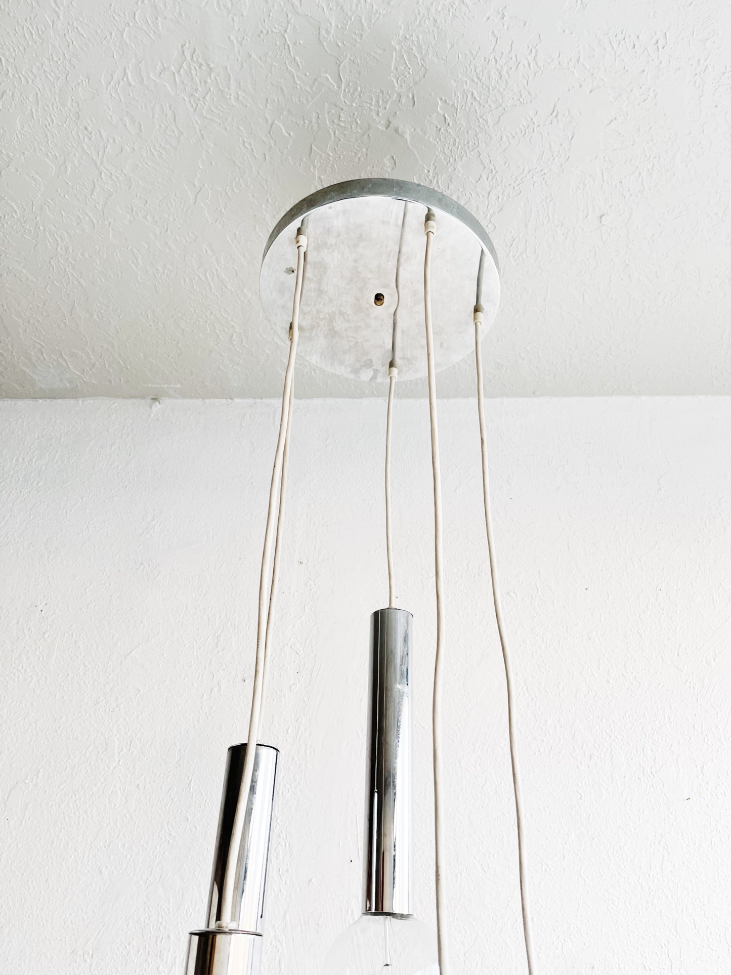 MCM Chrome Cascade Lamp