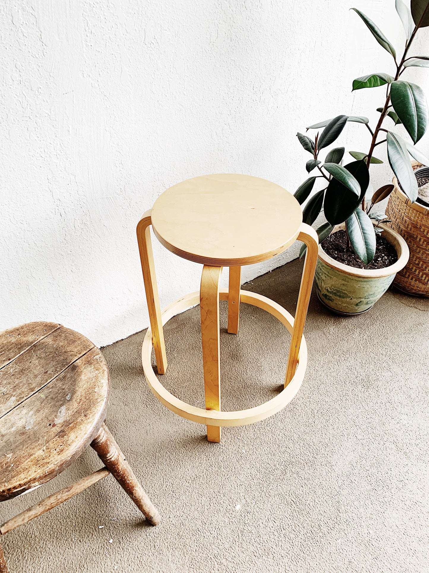 Vintage Bentwood Stool