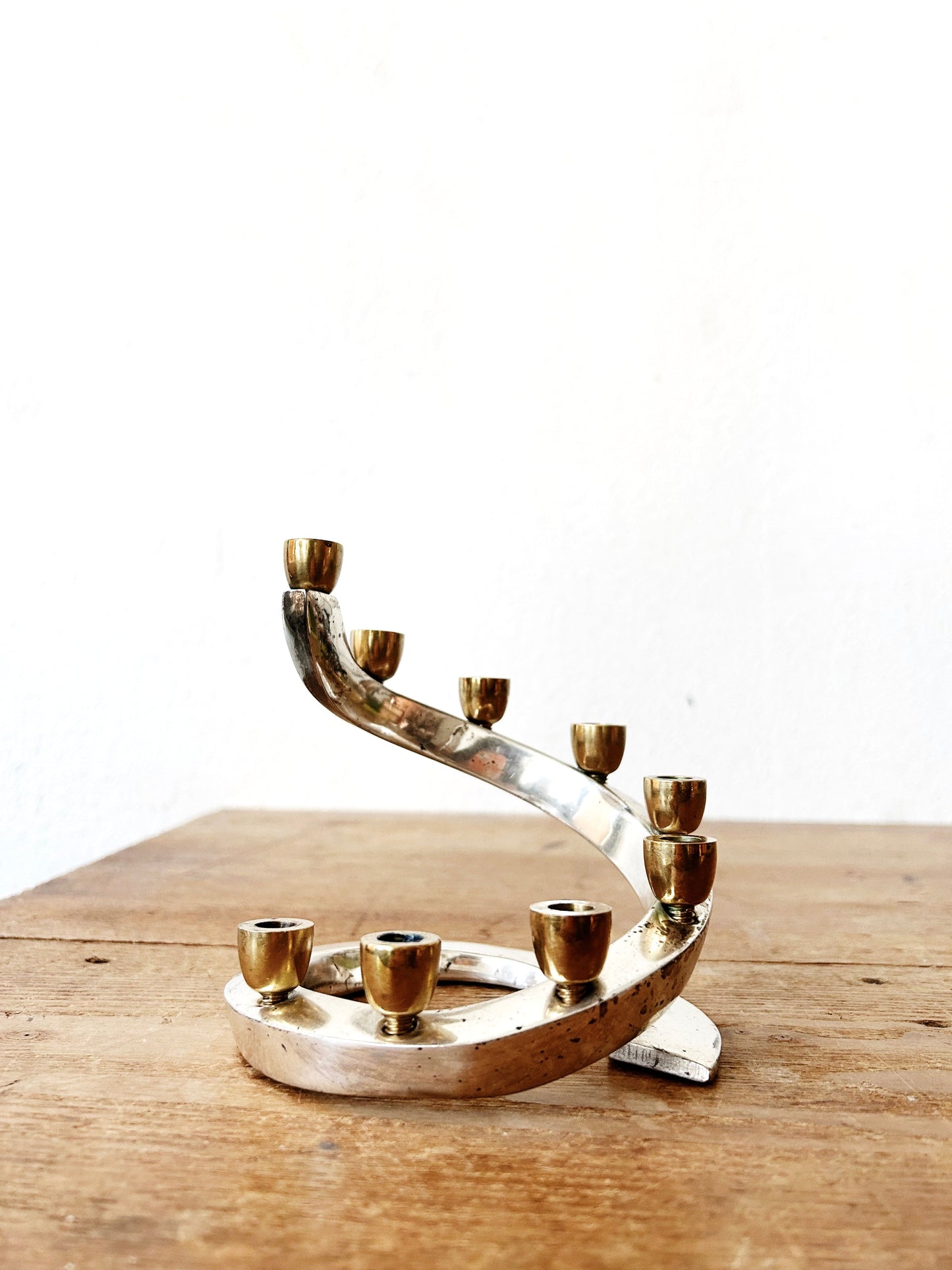 Vintage Modern Menorah
