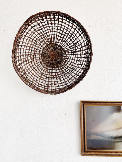 Handmade Sculptural Twig Basket