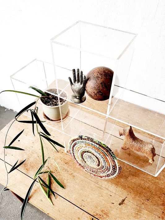 Lucite Wall Shelf