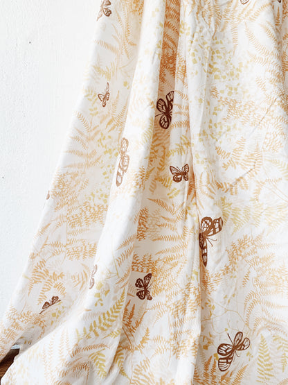 Vintage Cotton Flannel Top Sheet