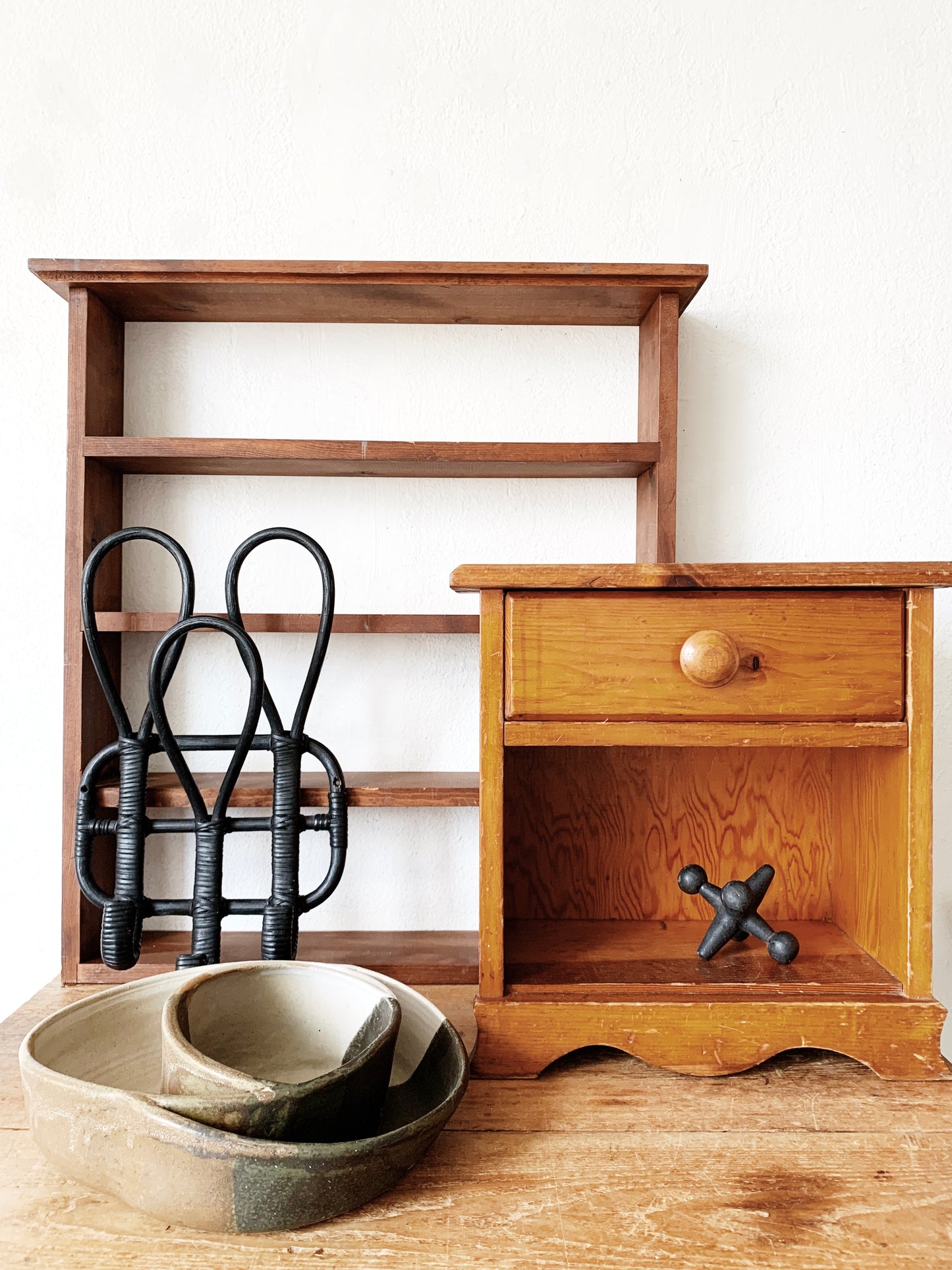 Mini Early Mid Century Nighstand/Cupboard