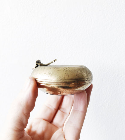 Vintage Brass Travel Incense Holder