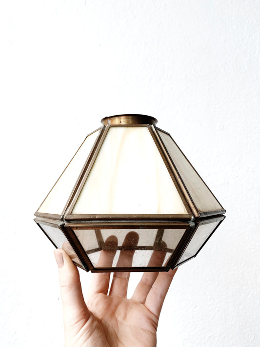 Vintage Stained Glass Shade