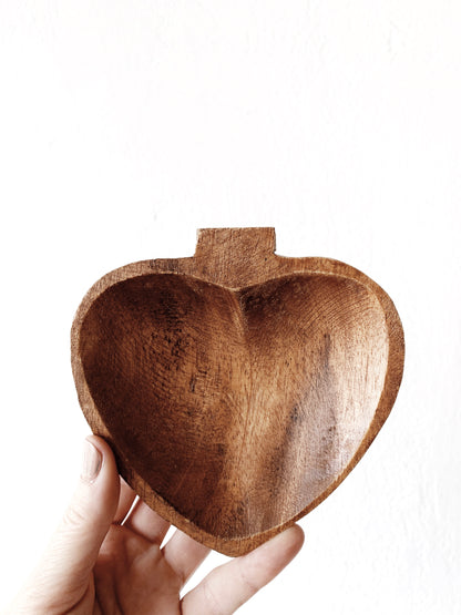 Small Carved Wood Dish