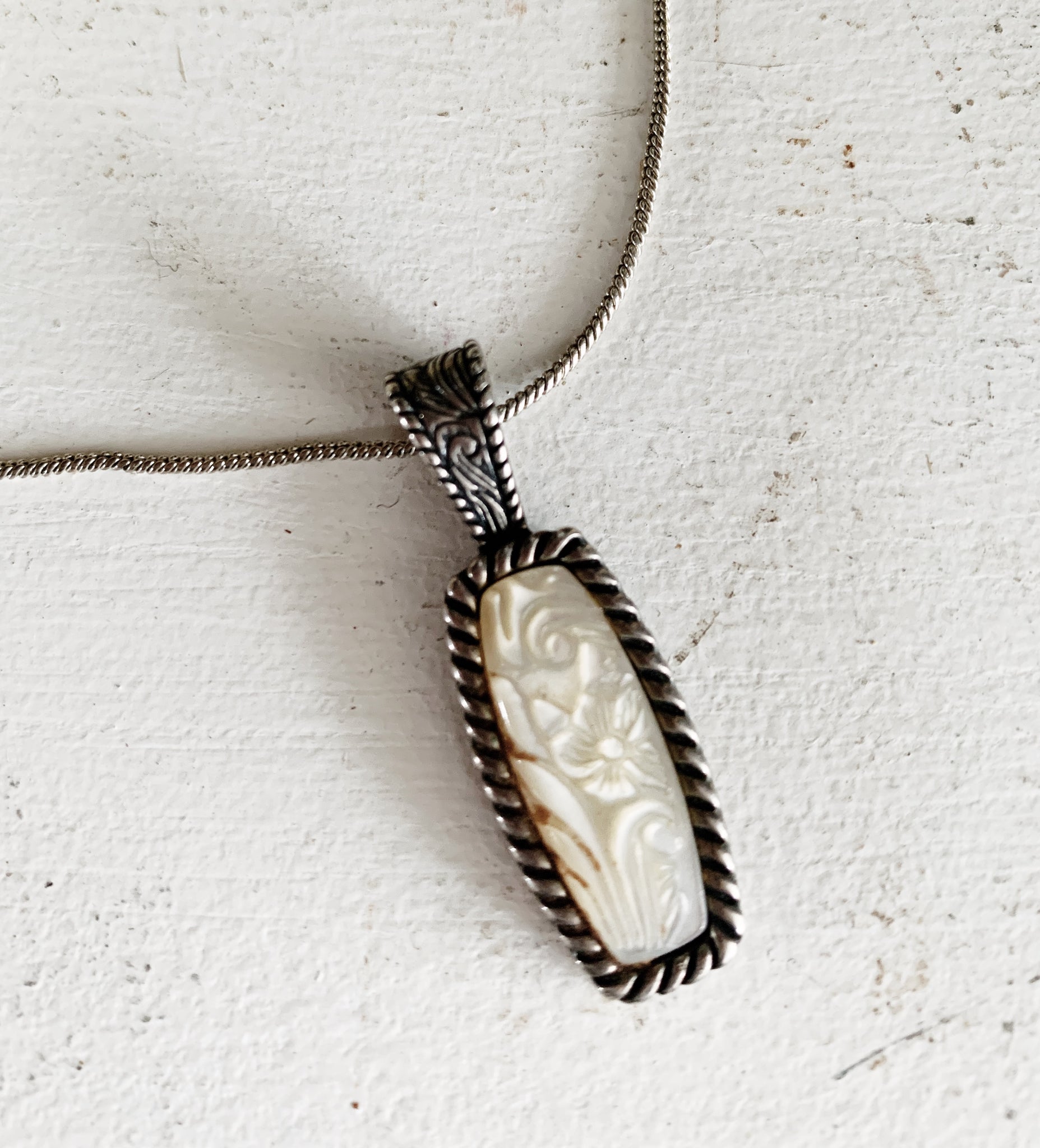 Vintage Sterling Silver with Mother of Pearl
