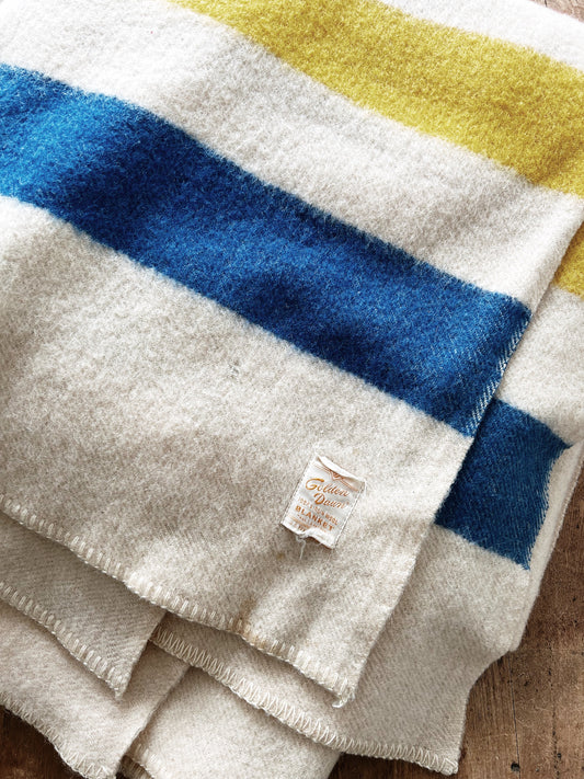 1950’s Full Size Golden Dawn Wool Blanket