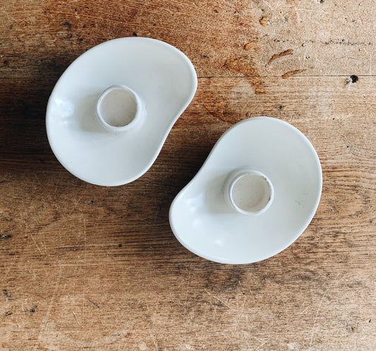 Vintage Ceramic Candle Holders