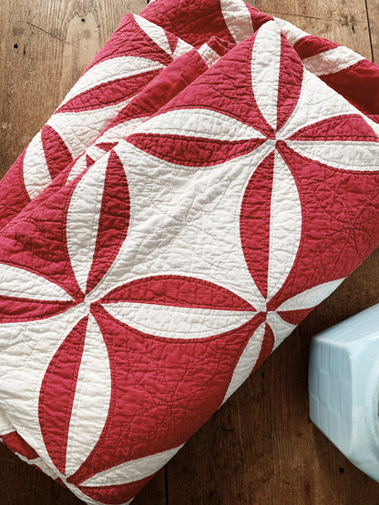 Vintage Handmade Cotton Quilt