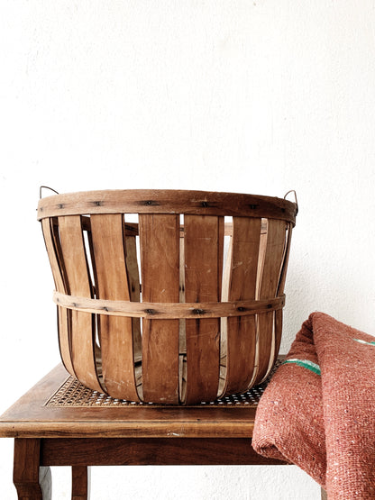 Large 1940’s Orchard/ Bushel Basket