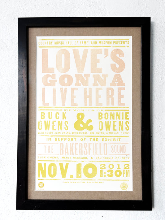 FOR AMY Country music Hall of Fame Framed Print