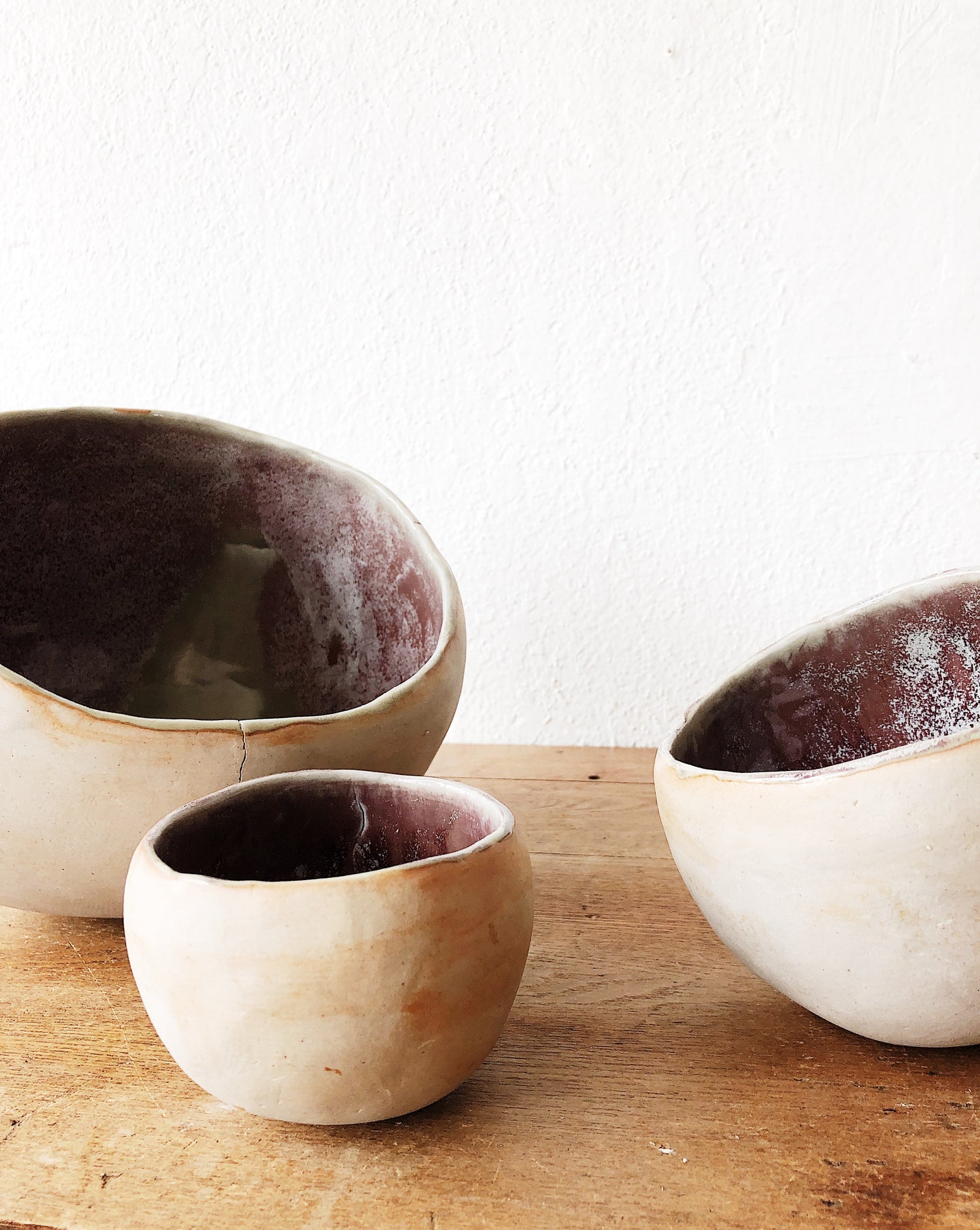 Handmade Freeform Nesting Bowl