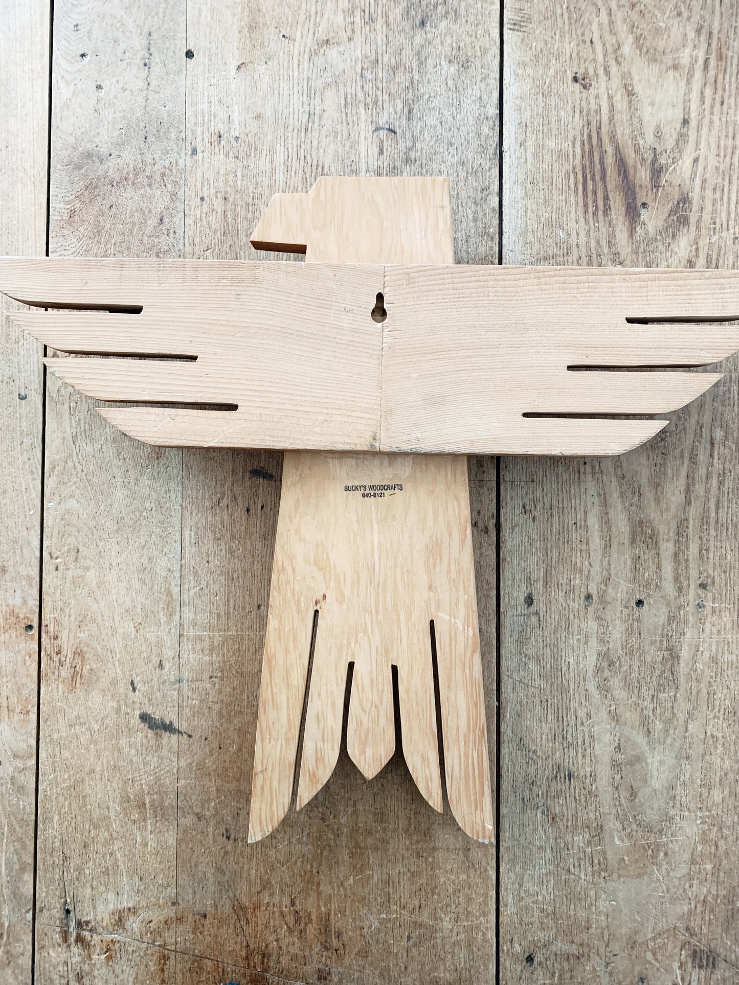 Handmade Thunderbird Art Wall Plaque