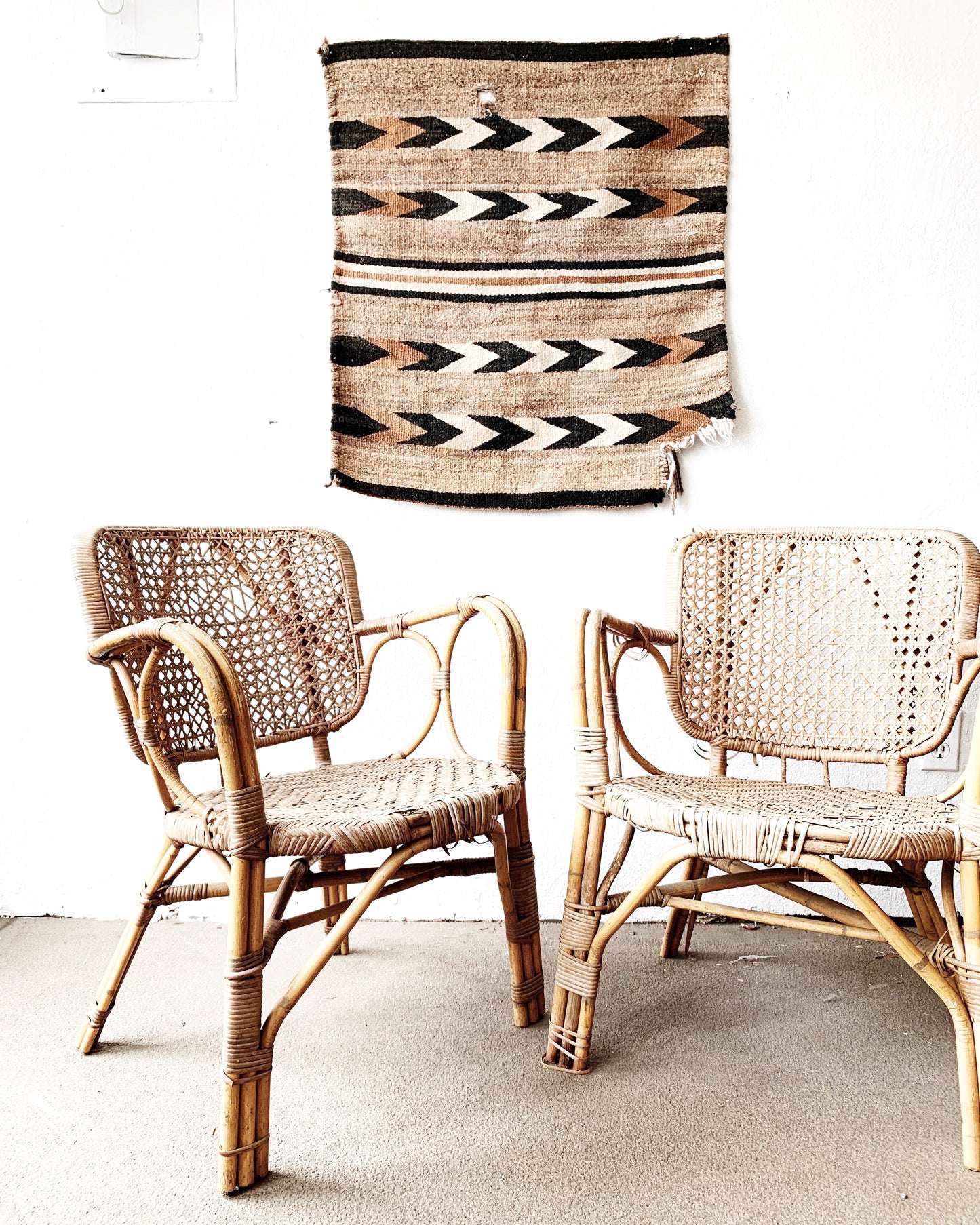 Vintage Southwest Thick Woven Textile