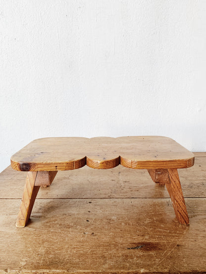 Antique Primitive Wood Stool