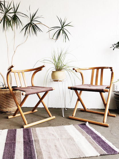 Vintage Striped Wool Dhurrie Rug