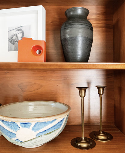 Vintage Brass Candle Holders