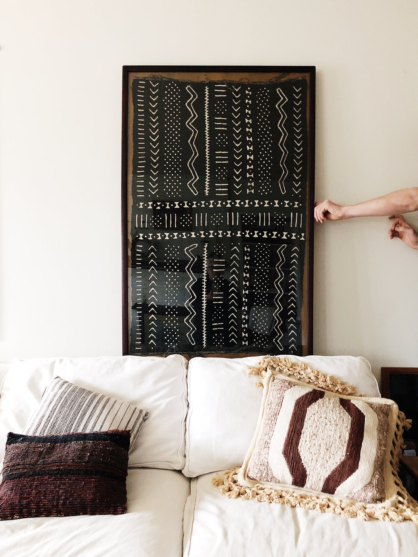 Vintage Museum Framed Mudcloth