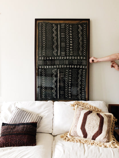 Vintage Museum Framed Mudcloth