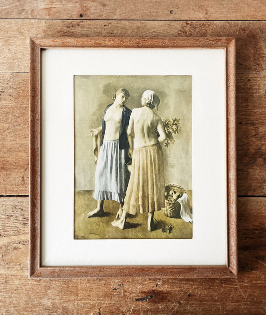 Antique Framed Lithograph