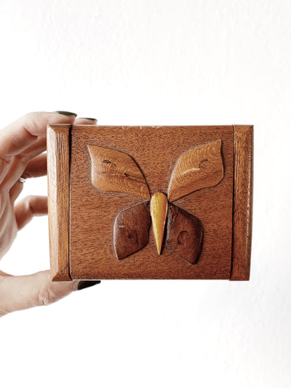 Handmade Butterfly Wood Box