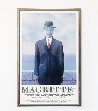 Large Vintage René Magritte Art Poster