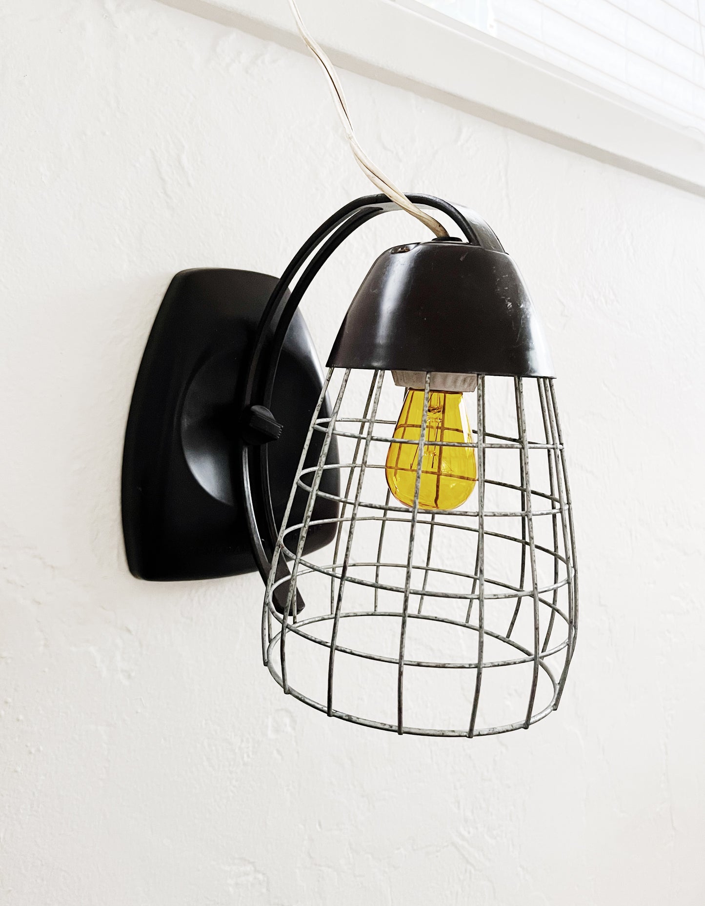 Mid Century Cage Lamp