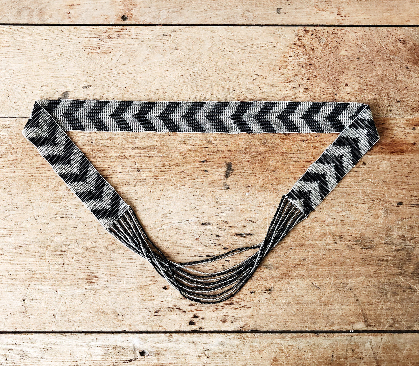 Vintage Hand Beaded Necklace