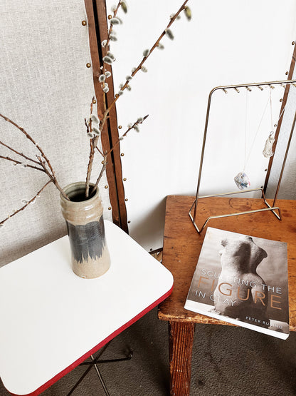 Vintage Brass Hanging Rack