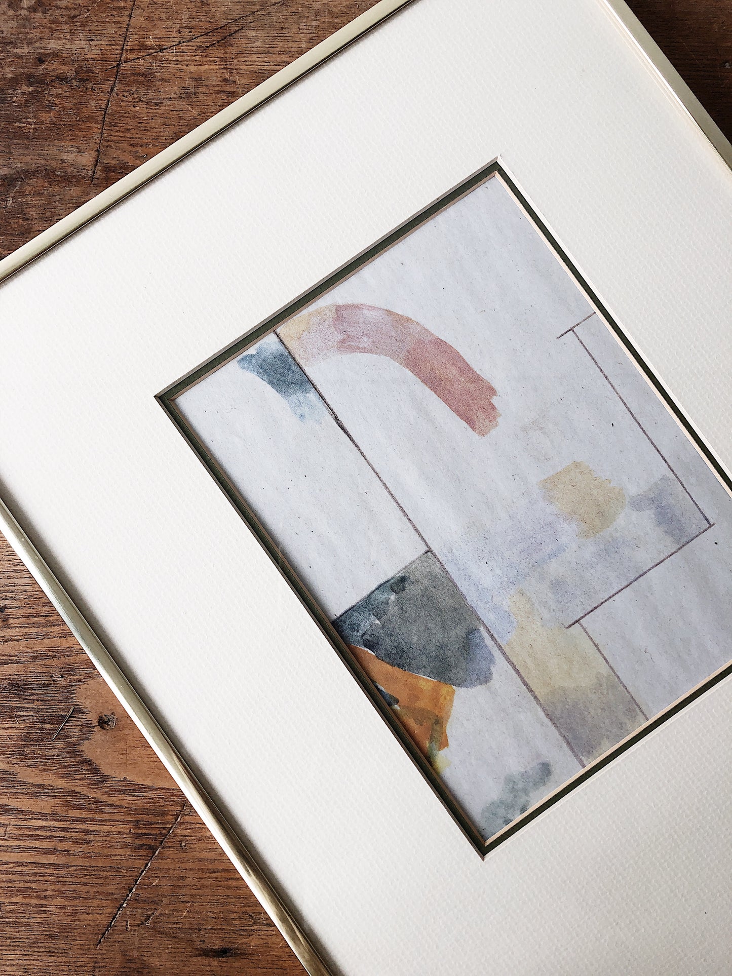 Framed Abstract Art by Aidan Koch