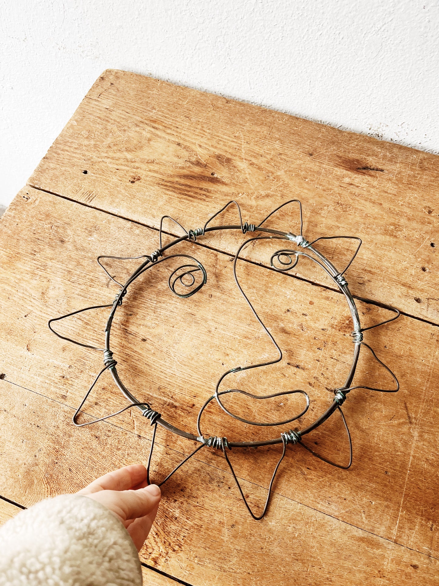 Copper Sun Sculpture