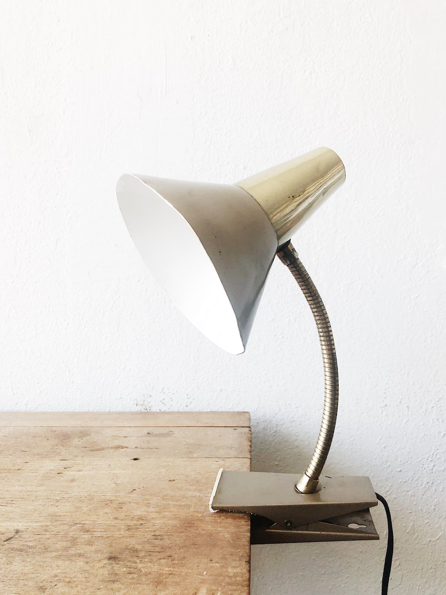 MCM Gooseneck Clamp Lamp or Sconce